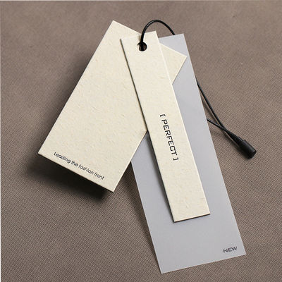 Garment T Shirt Whiteboard Personalized Hang Tag Bronze Printing