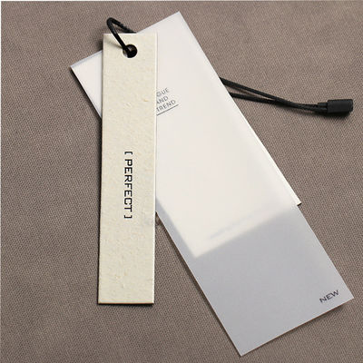 Garment T Shirt Whiteboard Personalized Hang Tag Bronze Printing