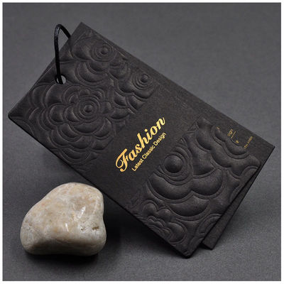 Hot Stamping Varnishing Pantone Personalized Hang Tag For Clothes