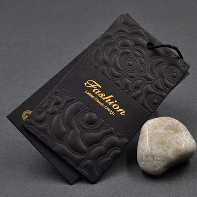 Hot Stamping Varnishing Pantone Personalized Hang Tag For Clothes