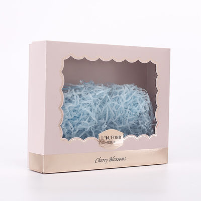 80gsm 350gsm Kraft Paper C1S Pink Gift Box For Clothing Packaging