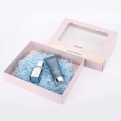 80gsm 350gsm Kraft Paper C1S Pink Gift Box For Clothing Packaging