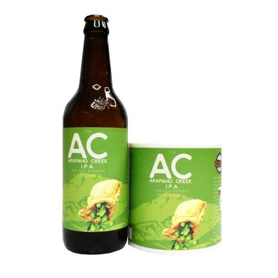 Ivory Paper Adhesive Printing Juice Wine Glass Bottle Label Sticker