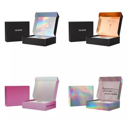 Cardboard OEM CMYK Makeup Jewelry Gift Box For Aircraft Shipping