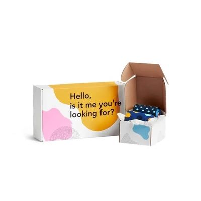 Luxury Cardboard Gift CMYK Apparel Packaging Boxes Custom Color