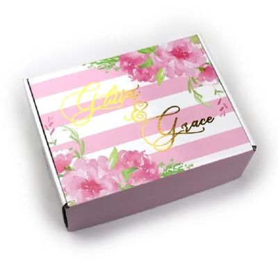 Luxury Cardboard Gift CMYK Apparel Packaging Boxes Custom Color