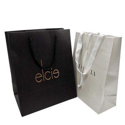 Customize Clothing Gift Wrapping 300gsm Kraft Paper Bag Full Color