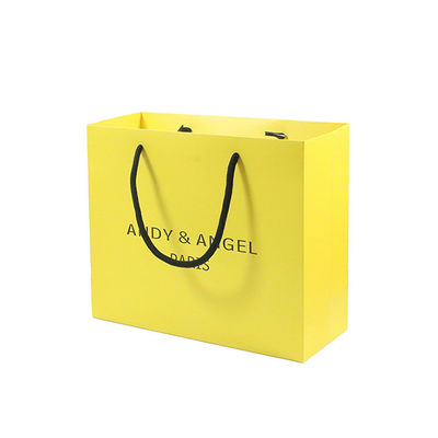 Recyclable 300GSM 1mm Cardboard Paper Bags With Logos Multi Style